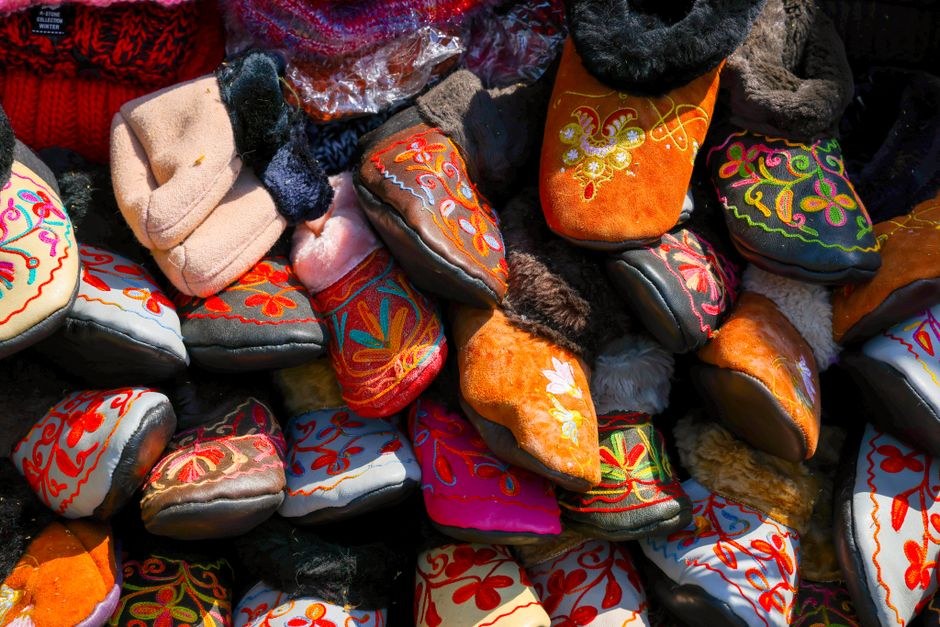 Sherpa-Lined Winter Slippers